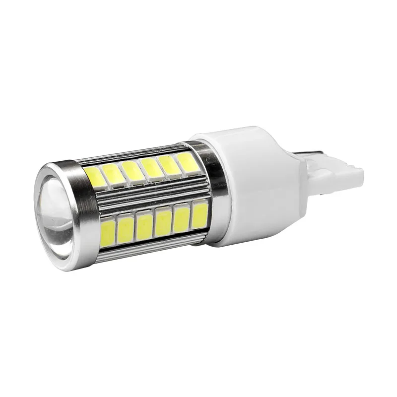 100 шт. T20 7440 W21W WY21W 33 SMD 5630 светодиодсветодиодный Красная белая желтая
