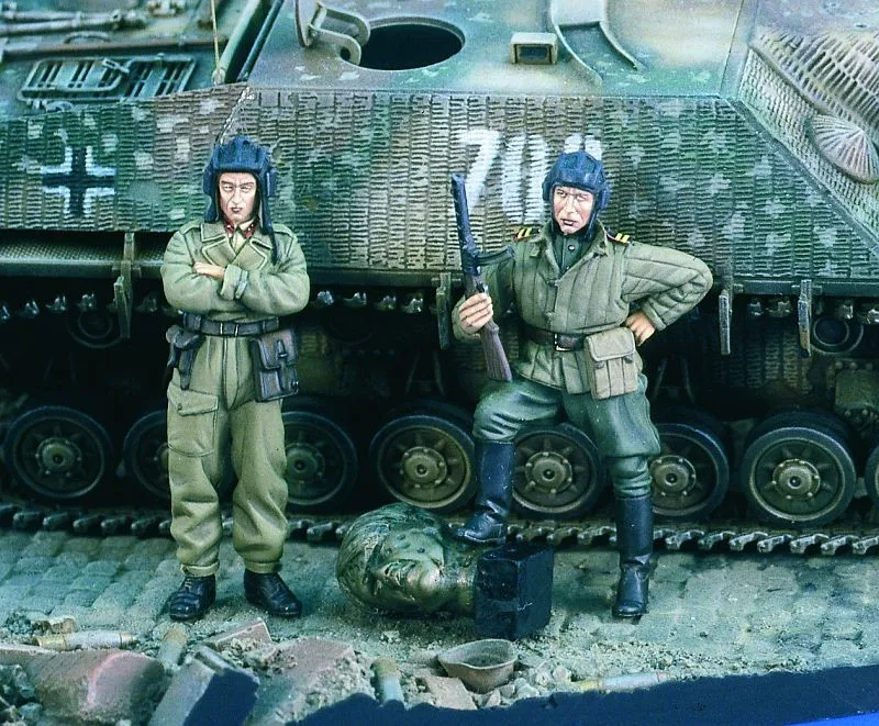 1/35 масштаб неокрашенные Смолы Рисунок WW2 советский танкер захвата Берлина |