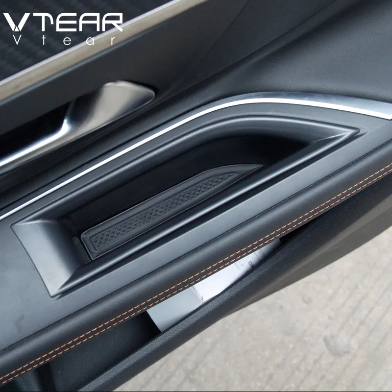Vtear для peugeot пежо 3008 3008GT 5008 аксессуары передней двери автомобиля коробка хранения