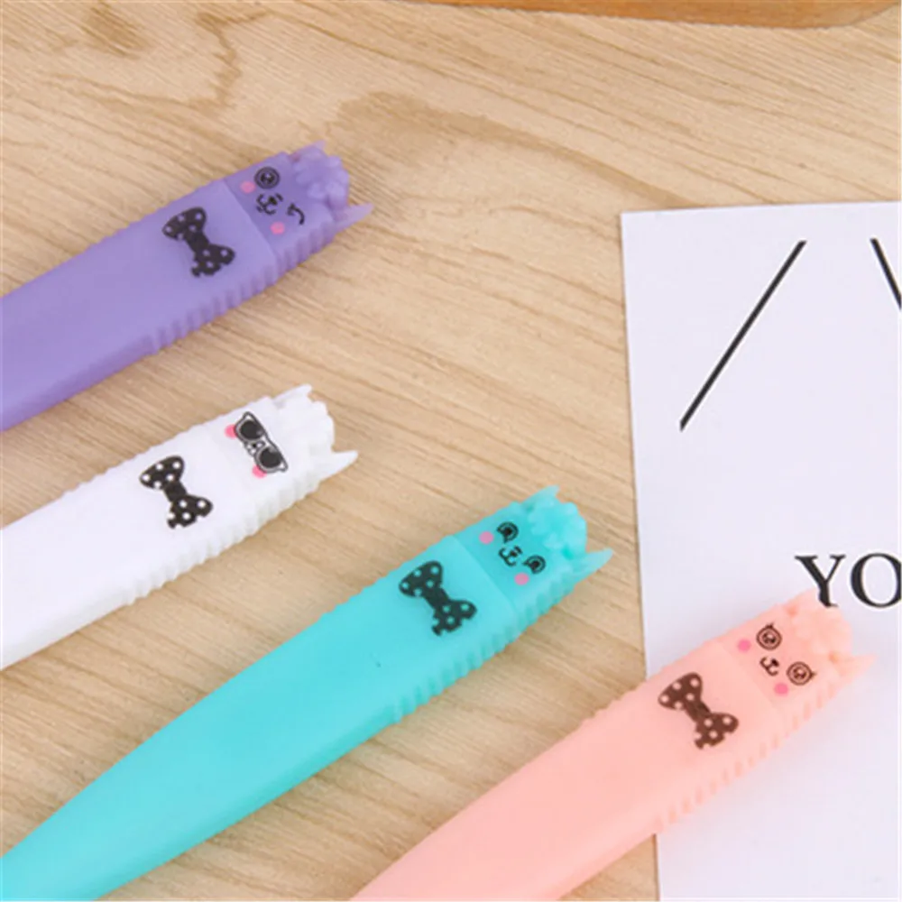 1 шт. рисунок из мультфильма креативное Альпака выражение бантик гелевая ручка