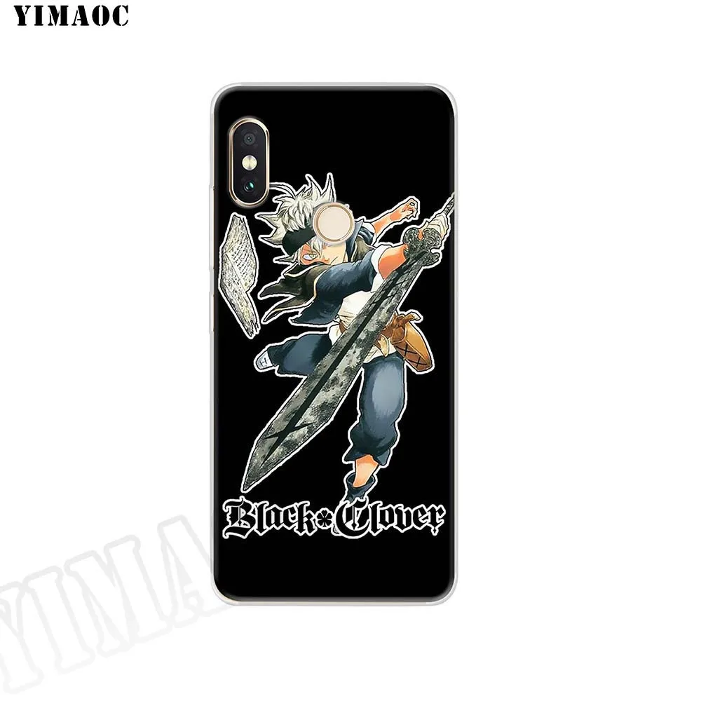 Мягкий силиконовый чехол YIMAOC Manga Anime с черным клевером для POCOPHONE F1 Xiaomi Redmi Note 6 7 Pro 6A