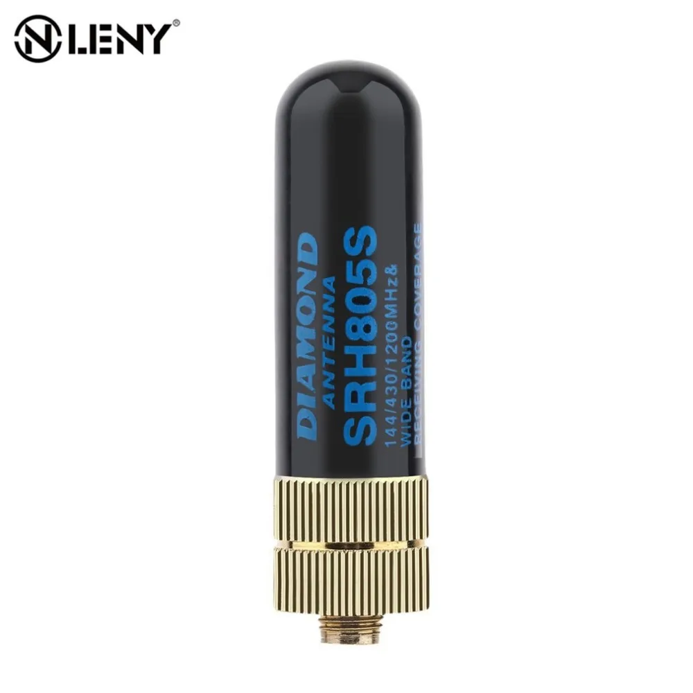 SRH805S 2.15dBi SMA-F Женский двухдиапазонный VHF/UHF 144/430/MHz Антенна 10 Вт 50 Ом для Baofeng GT-3 UV-5R радио Прямая поставка