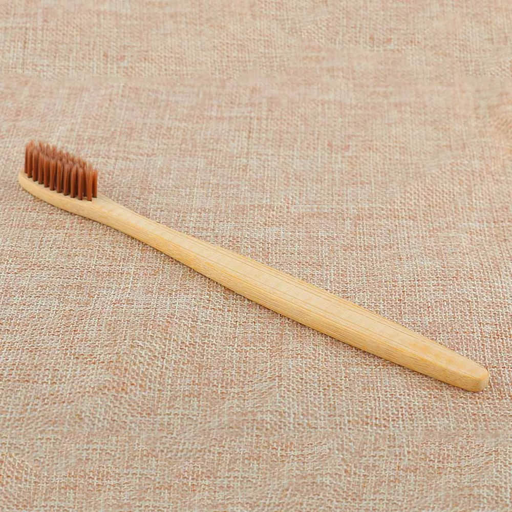 1PC Environmental Bamboo Charcoal Toothbrush For Oral Health Care Low Carbon Medium Soft Bristle Brushes Wood Handle Tooth brush | Красота и