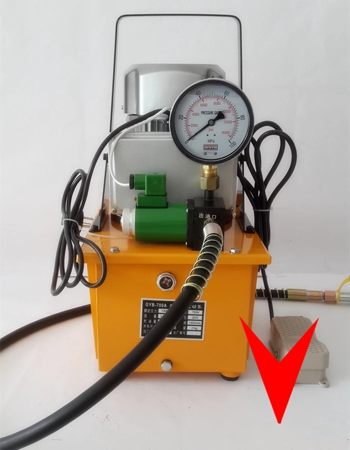 Высокого давления Электрический гидравлический насос zcb 700a блок питания|electric