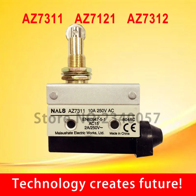 Микроконцевой переключатель AZ7311 AZ7121 AZ7312 дорожный 10A 250VAC Обустройство дома