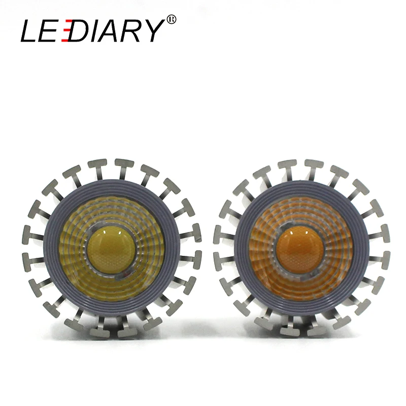 LEDIARY MR16 GU5.3 LED COB лампы 50 мм 100В 240В настоящий 6 Вт алюминий высокая яркость излучения