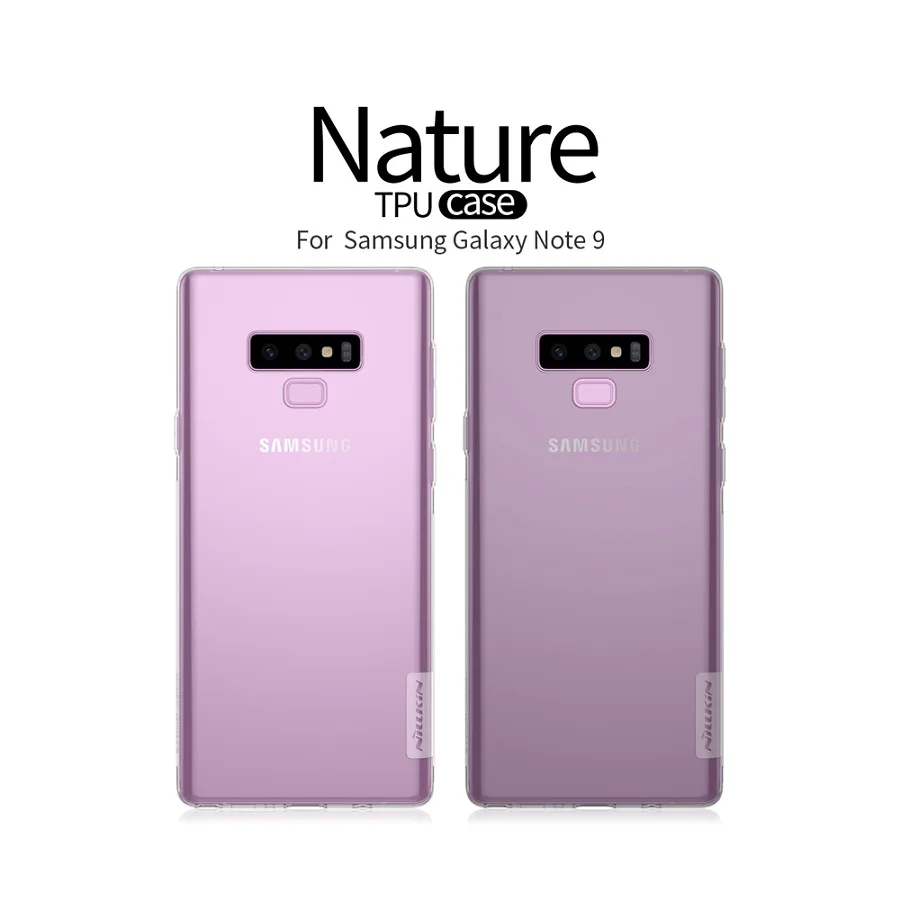 Защитный чехол Nillkin из ТПУ для samsung Galaxy Note 9, чехол для задней панели телефона, мягкий компактный силиконовый верхний чехол, не скользящий бампер 6,4''