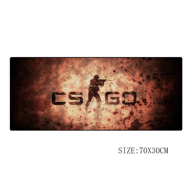 6 Коврик для мыши 70*30 см XL CS GO, лучший подарок другу, Настольный коврик с клавиатурой, игровой коврик для геймера AK47 M4A1 для Rainbow Six - Цвет: 6