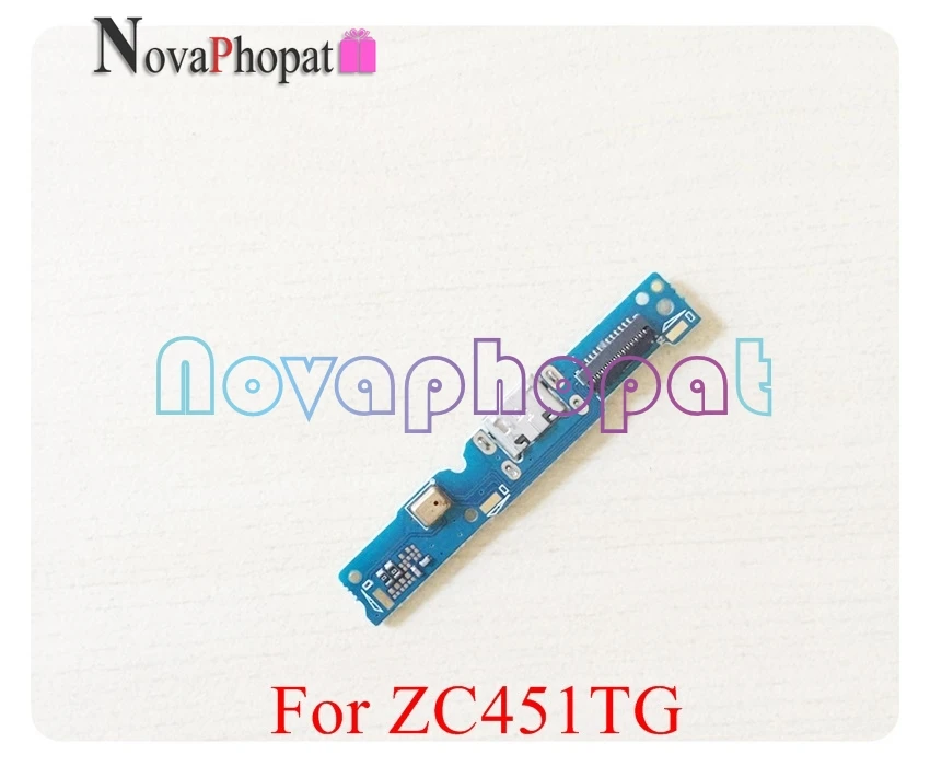 Novaphopat для Asus Zenfone Go ZB452KG ZC451TG ZC500TG ZB500KL X00AD порт для зарядной USB док-станции зарядное устройство микрофон Шлейф плата+ трек