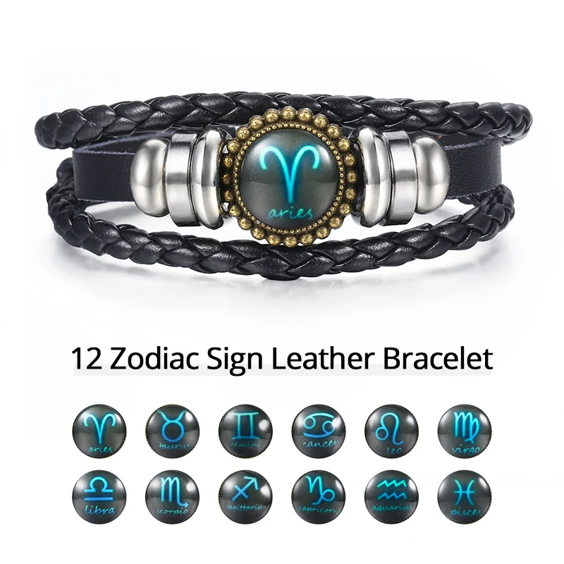 Мужской кожаный браслет из бронзовой нержавеющей стали|Цепочки и браслеты| |