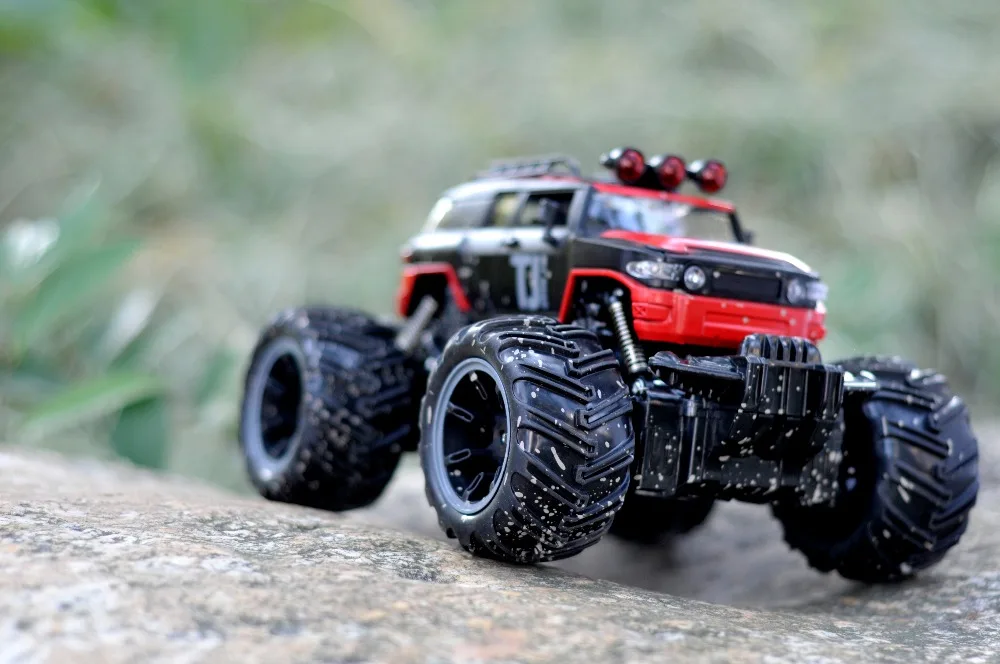 GizmoVine RC автомобилей 2,4 ГГц 1/16 RC байк 2 колеса Рок Гусеничный ралли Bigfoot автомобилей Off- внедорожник дистанционного управления автомобилем