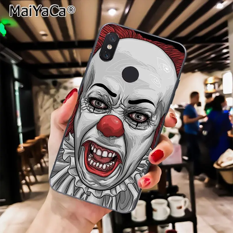 MaiYaCa клоун поплавок его с забавным мультяшным пленка, чехол для телефона для Xiaomi Redmi8 4X 6A S2 7A 5A Redmi 5 5Plus Note5 7 Note8pro