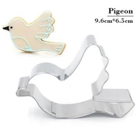angrly birds pigeons stainless steel cute cutting biscuit mould cake moulds fruit sugar mold baking tools mold baking