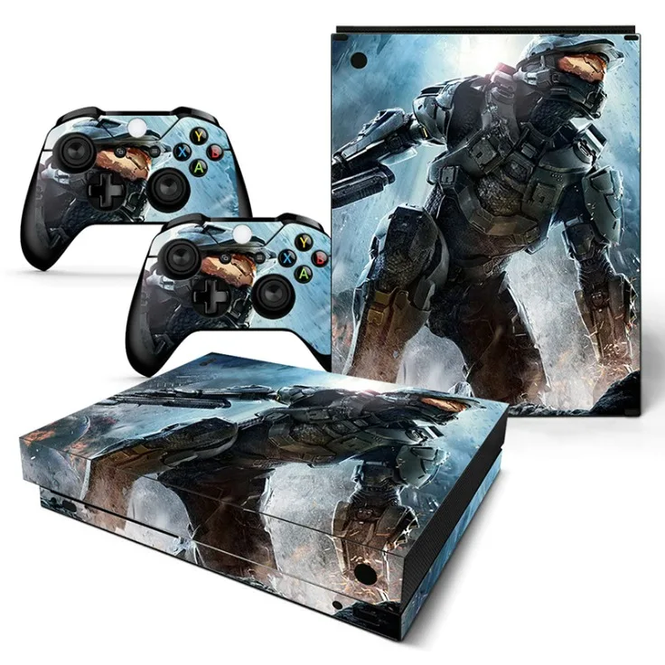 Защитная дизайнерская наклейка для xbox One X консоль кожаная наклейка на контроллер всего тела