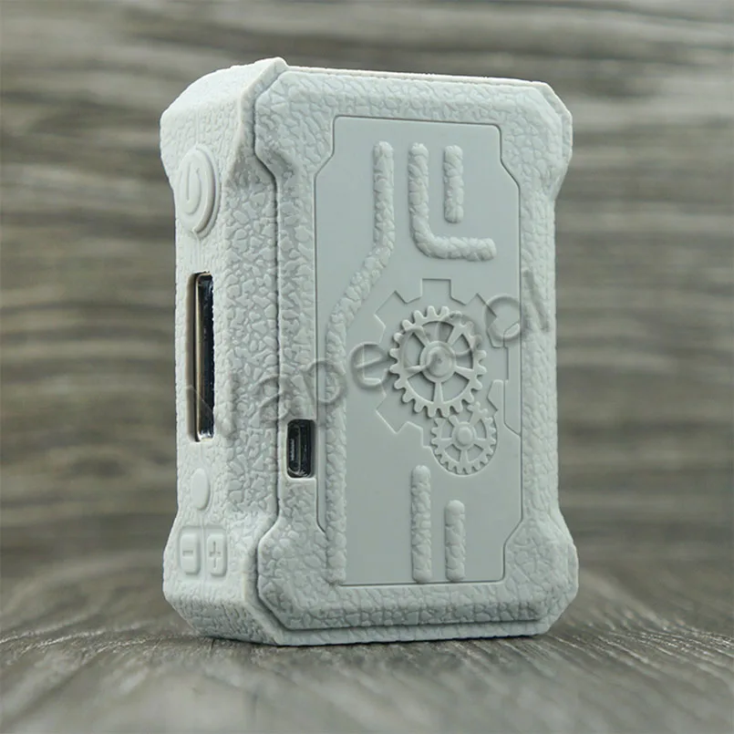 Gray Нескользящий Силиконовый чехол для Teslacigs Punk 220W коробка мод и силиконовый чехол Warp Sleeve для Vape Teslacigs Punk 220 - Цвет: Gray