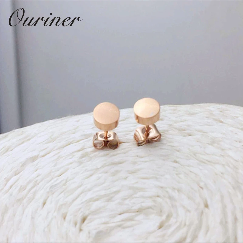 Модные ювелирные изделия розовый РОВД цвет милые круглые матовые крошечный