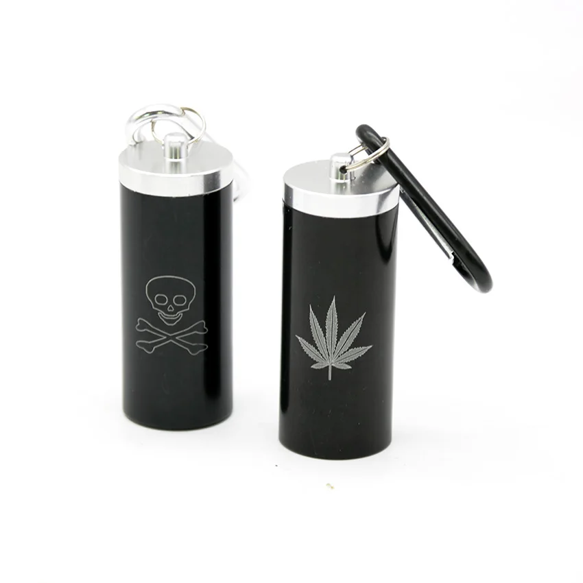 Высококачественный ящик для хранения таблеток с цепочкой ключей серебристая