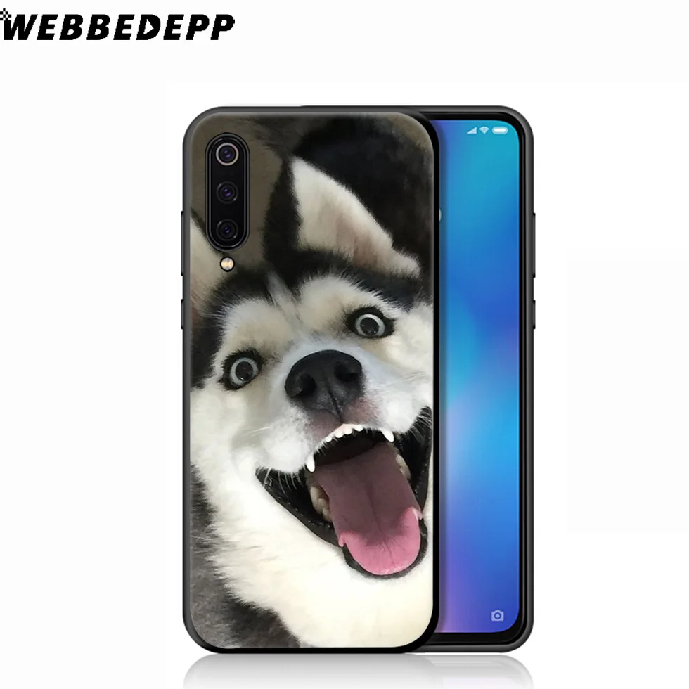 WEBBEDEPP Husky Cute Simple Wolf Soft Case for Xiaomi Mi 9T 9 8 SE 6 A1 A2 A3 Lite MiA1 MiA2 MiA3 F1 MAX 3 Mi8 CC9E CC9 |