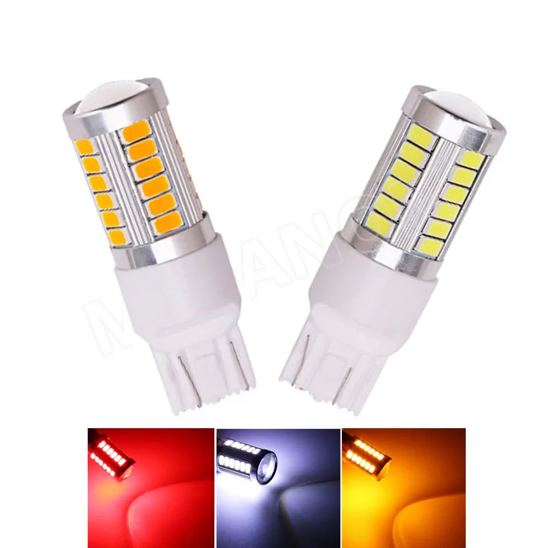 10 шт. T20 7440 7443 Автомобильный светодиодный постоянный ток сигнала поворота