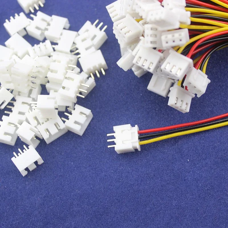 50 комплектов 3pin 2 54 мм Шаг 10 см провода штыревой разъем/корпус/клеммный разъем