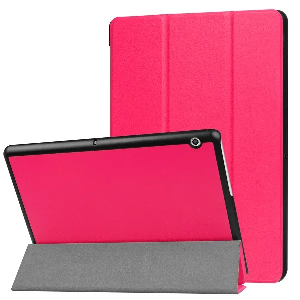 Чехол для планшета huawei MediaPad T3 10 9,6 дюймов AGS-W09 L09 умный защитный чехол для Honor Play Pad 2 9," чехол с бесплатной ручкой - Цвет: HWT310 KST HPK