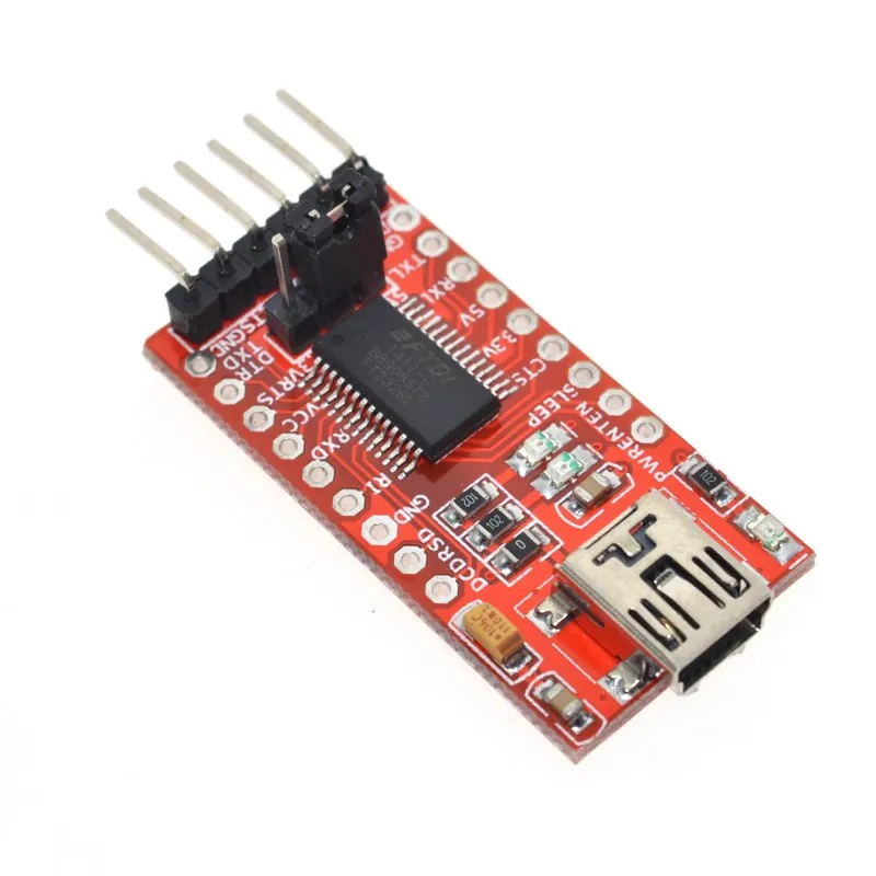 Бесплатная доставка FT232RL FTDI USB 3 В 5 к TTL модуль последовательного адаптера. Купите