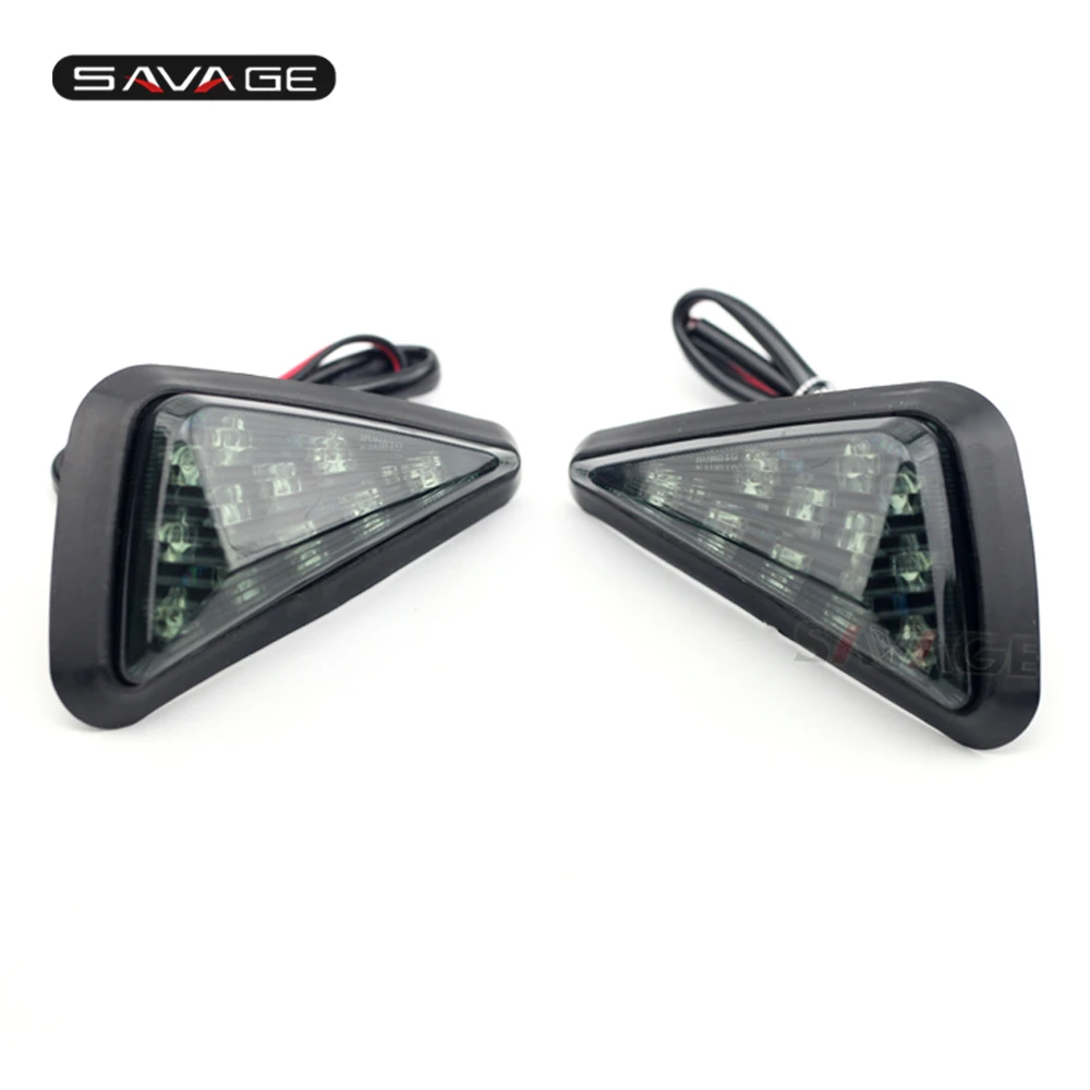Передние светодиодный поворотные сигналы для SUZUKI GSX-R 250 150 125 1000 750 GSXR 600 аксессуары