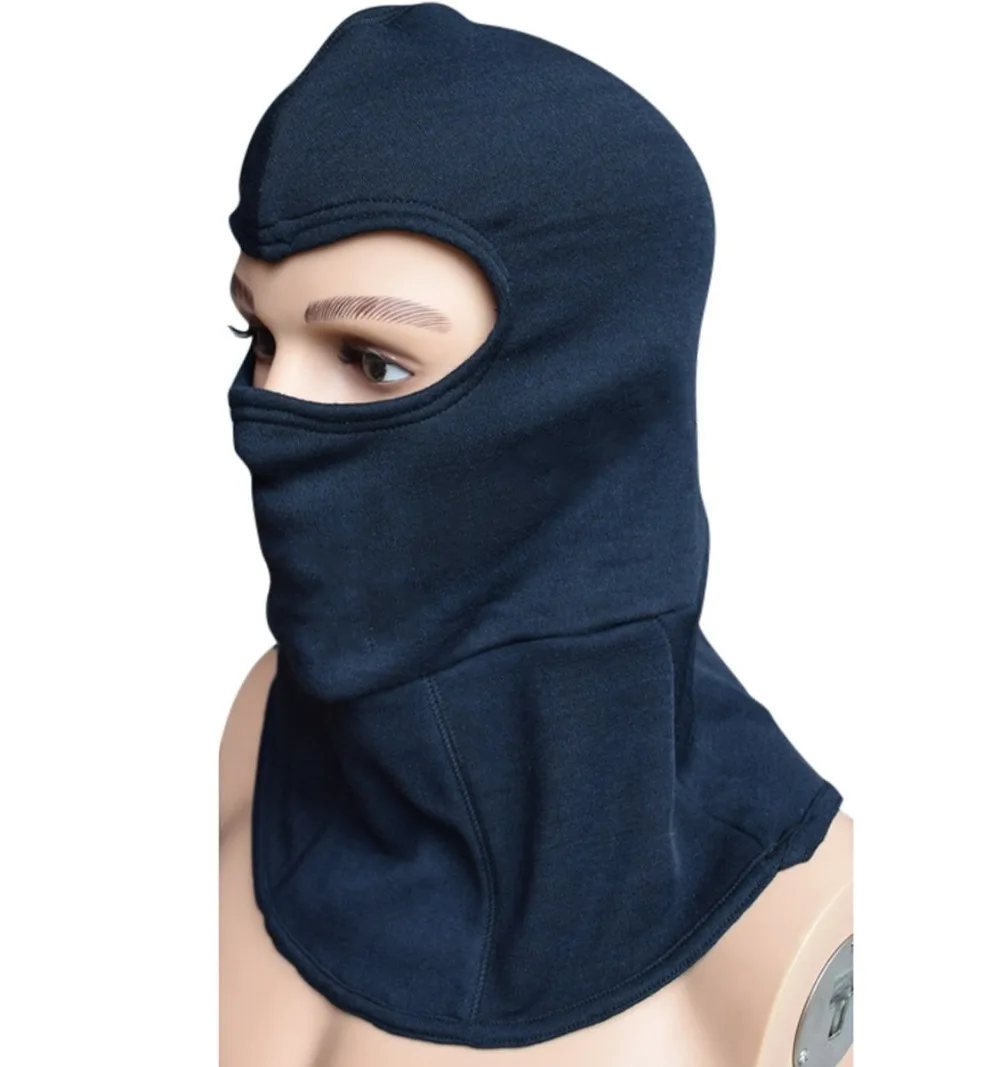Kevlar Double Layer Thickened Fireproof Flame-retardant Face Mask Neck Cover Hood Fireman Headgear