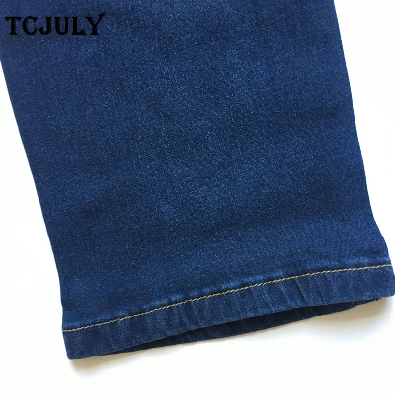 TCJULY/, потертые женские джинсы больших размеров 6XL 7XL, рваные джинсы с дырками, обтягивающие повседневные Стрейчевые узкие брюки