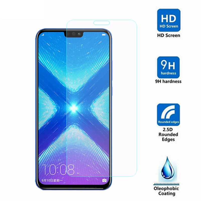 Закаленное стекло 9H для смартфона Huawei Honor 8X искусственное 6 5 дюйма защитная