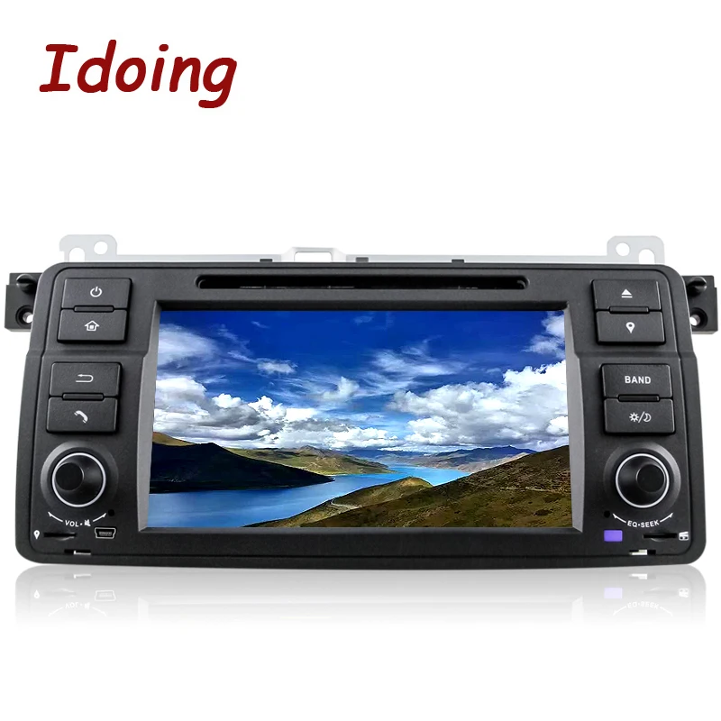 Idoing 1Din руль для BMW E46/320/325 Android 7 1 Автомобильный мультимедийный видео плеер HD1080