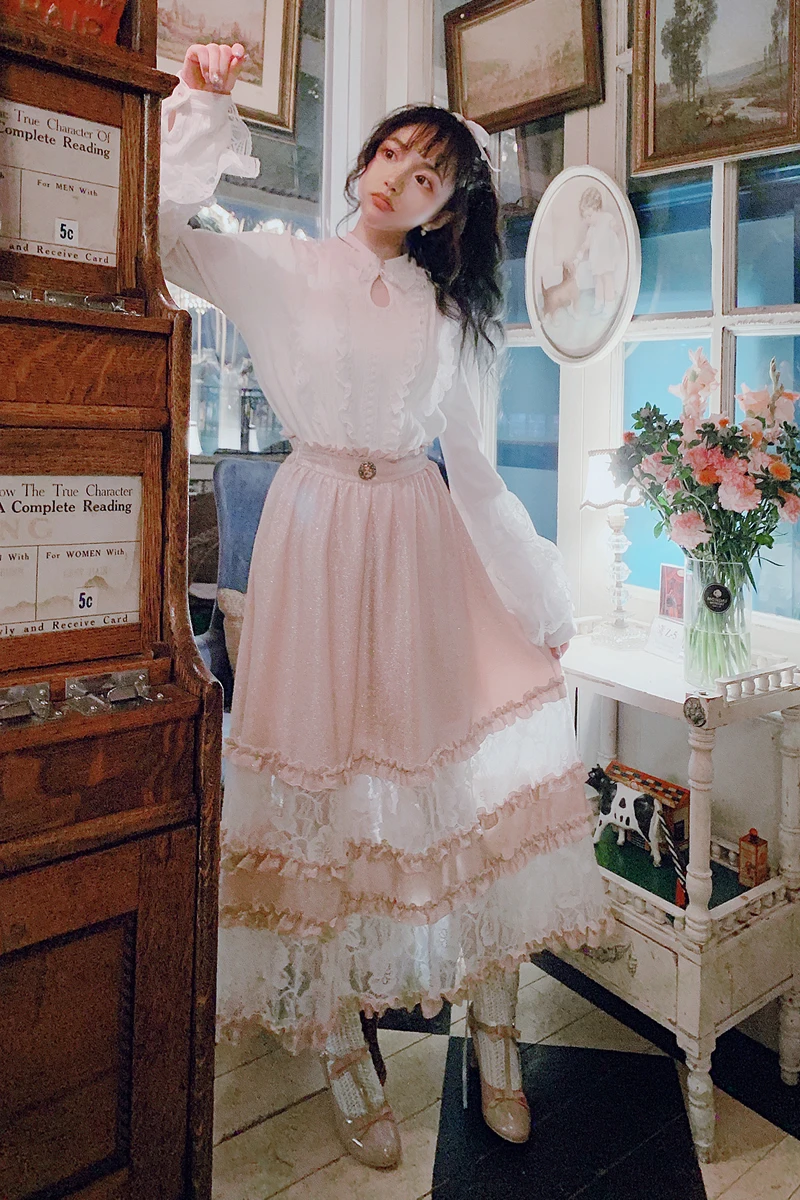 Юбка с высокой талией Bobon21 тонкая сетчатая юбка бусинами весна-лето 2019 | Женская