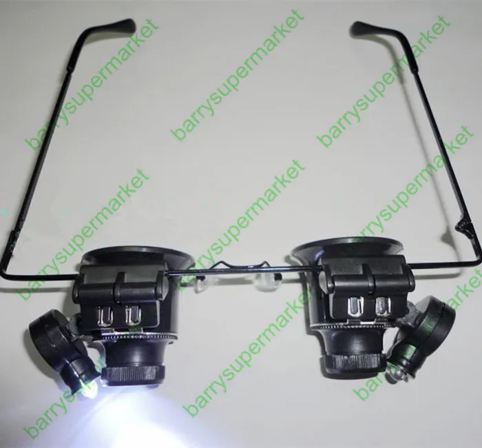 

10X Glasses Watch Repair Mangifier with LED Light Jewelry Appraisal Inspection Industrial Electronics Laboratory Medical