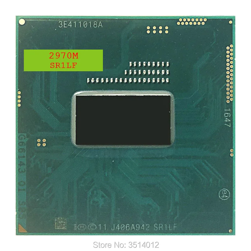 Процессор Intel Celeron 2970M SR1LF 2 ГГц двухъядерный двухпоточный процессор Мб 37 Вт Разъем