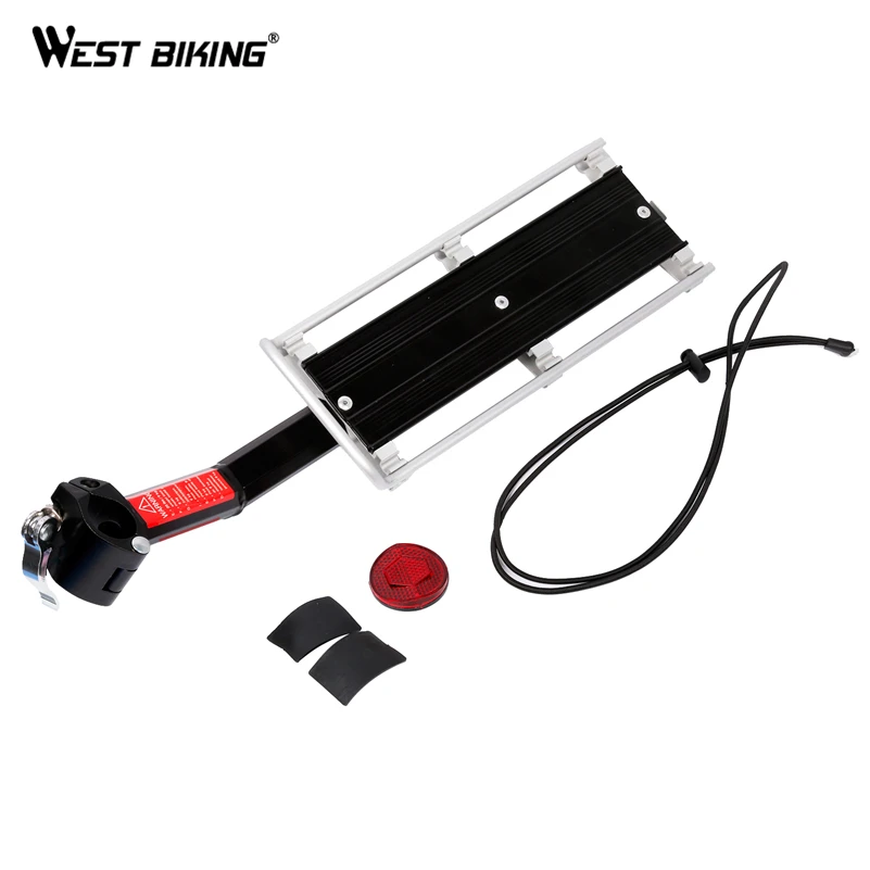 Велосипедный багажник WEST BIKING алюминиевая рама для заднего сиденья аксессуары