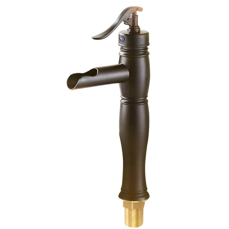 New high quality waterfall water black bronze heightening faucet | Обустройство дома