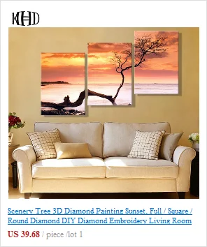MHD красивые цветы 5d diy Вышивка с кристаллами, Цветы Круглые алмазные вышивки крестиком 1 набор из 5 штук Бриллиантовая мозаика домашний