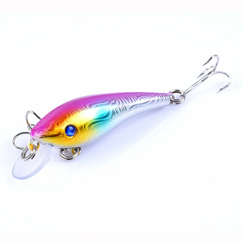 1 шт. рыболовные приманки 5 7 см 4 г Минноу Crankbait Жесткий Приманка плотная Колебание