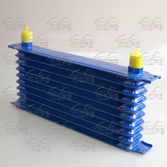 MOFE Racing Универсальный 9 Ряд AN10 Масляный радиатор двигателя Комплект фильтр