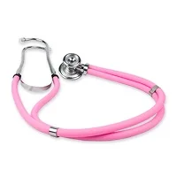 Pink Athphy профессиональный стетоскоп медицинский портативный двойной головкой Высокое качество красочное оборудование для ухода за сердцем Estetoscopio WG-07 - Цвет: Pink