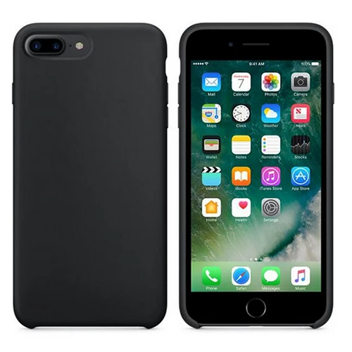 Black Роскошный силиконовый чехол для iphone 6, 7, 8 plus, X, чехол карамельного цвета для iphone Xs max, Xr, чехол для телефона, без логотипа, приятный на ощупь - Цвет: Black