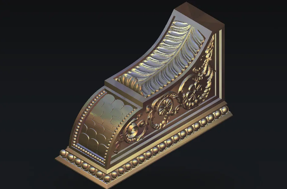 Мебель 4 осевая STL рельефная модель для ЧПУ маршрутизатора гравировки резьбы типа