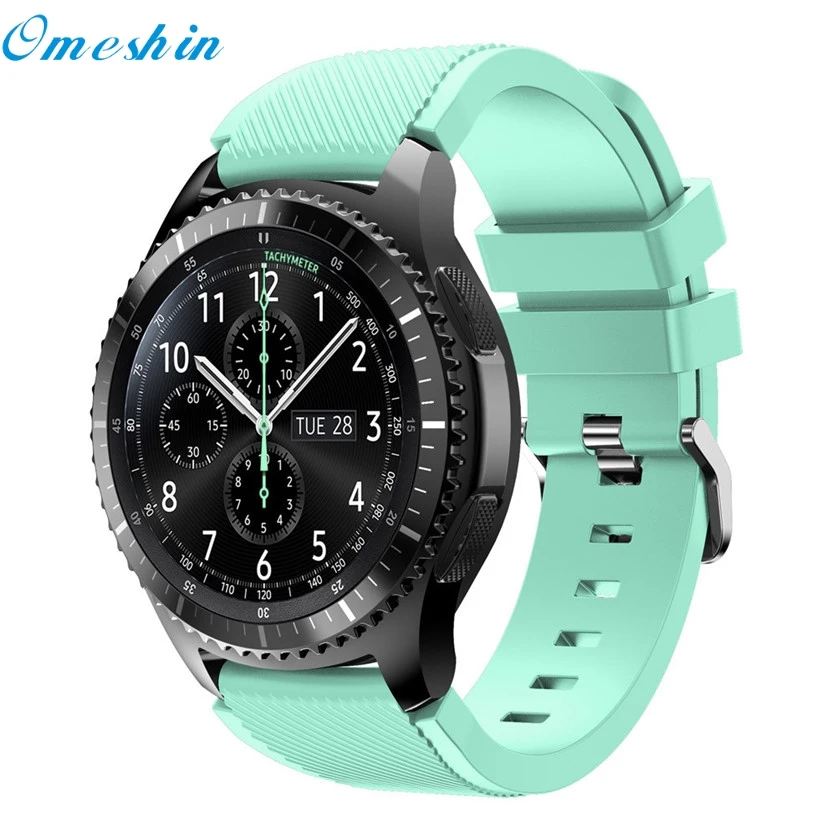 OMESHIN Factory Price New Fashion Sports Silicone Bracelet Strap Band For Samsung Gear S3 Frontier Dec16 Drop Shipping|bracelet samsung gear|samsung