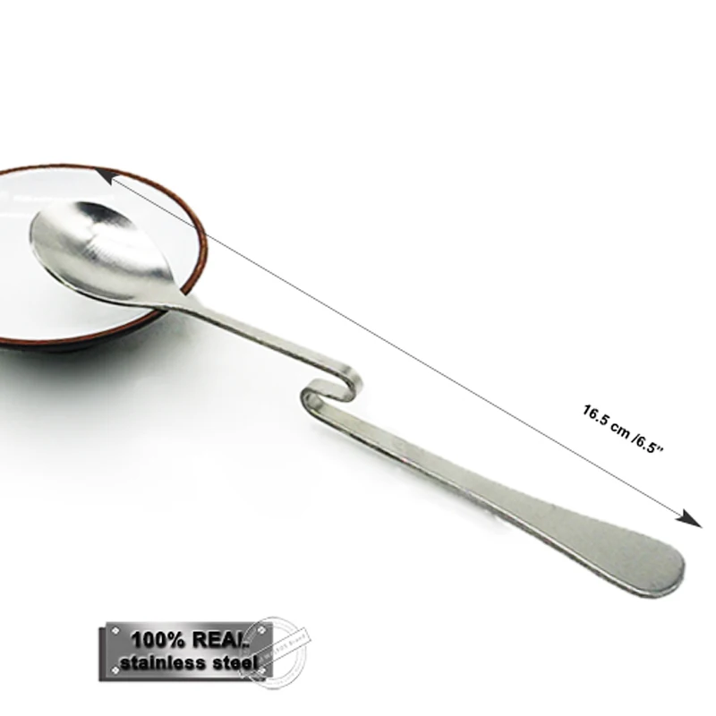B 16.5 cm(6.5 inch) Кофе ЛАТТЕ Ложка Нержавеющая сталь ложки с длинной ручкой, Стекло Мороженое пломбир чайная, кофейная ложка - Цвет: B 16.5 cm(6.5 inch)
