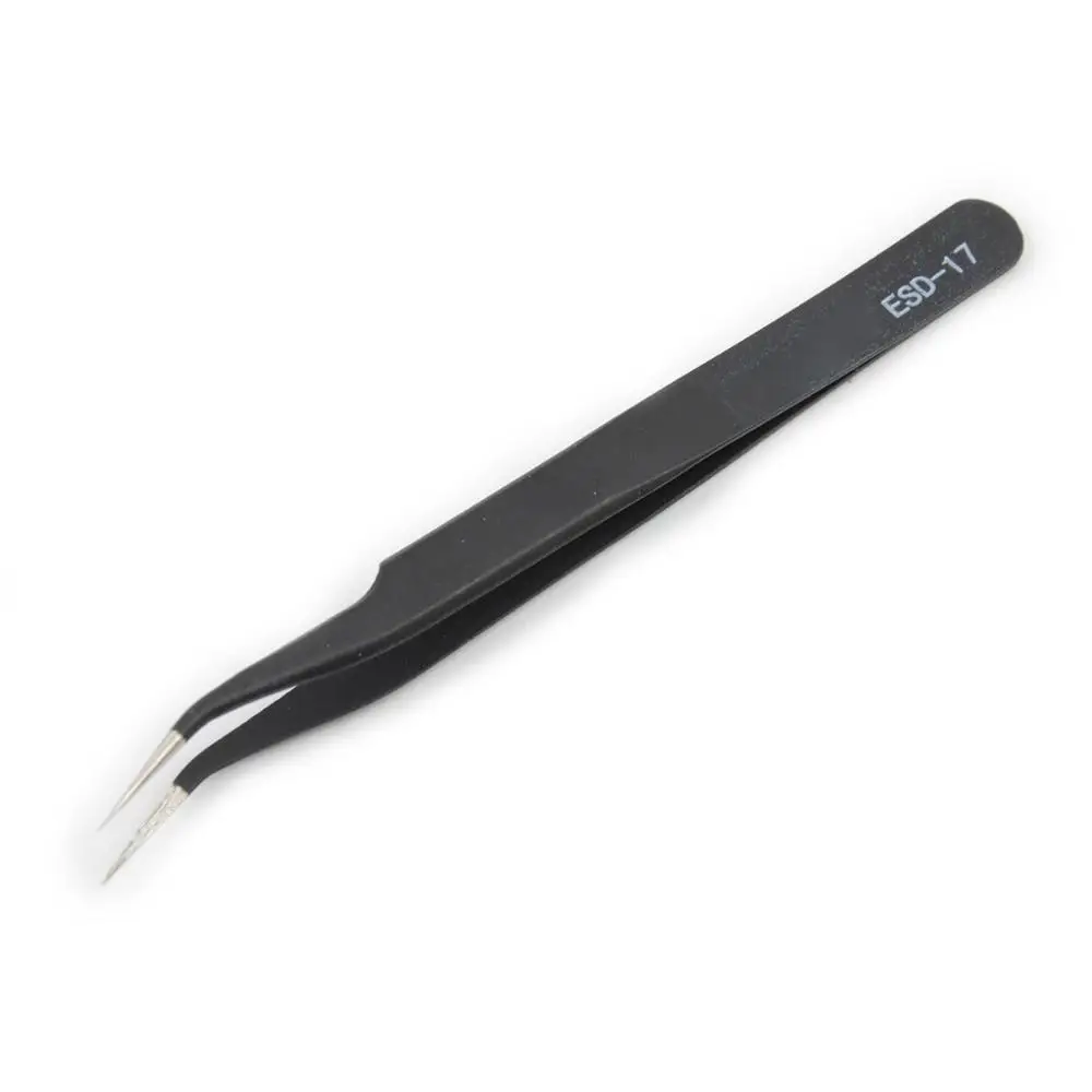 ESD-17 Нержавеющая сталь tweezers ушные ресницы прививка специальный тонкий острый маленький зажим Косметические Инструменты Профессиональный пинцет для бровей Многофункциональный - Цвет: ESD-17