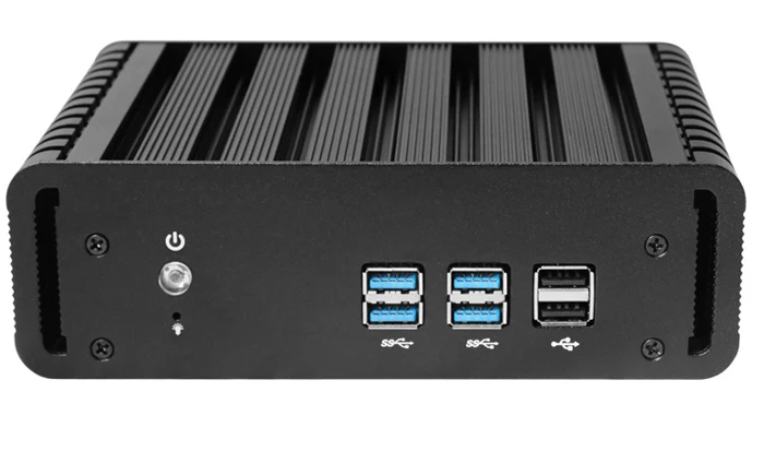 Безвентиляторный мини ПК i3 6100U Core i5 6200U core i7 6500u промышленный компьютер HDMI и VGA порт