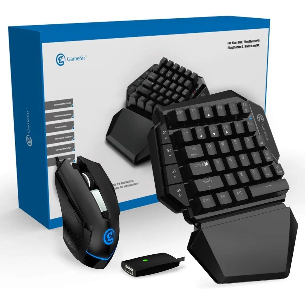 GameSir VX AimSwitch с клавиатурой и мышью комбинированный беспроводной геймпад Conventer поддержка PS4/PS3/Xbox One/переключатель для FPS игр