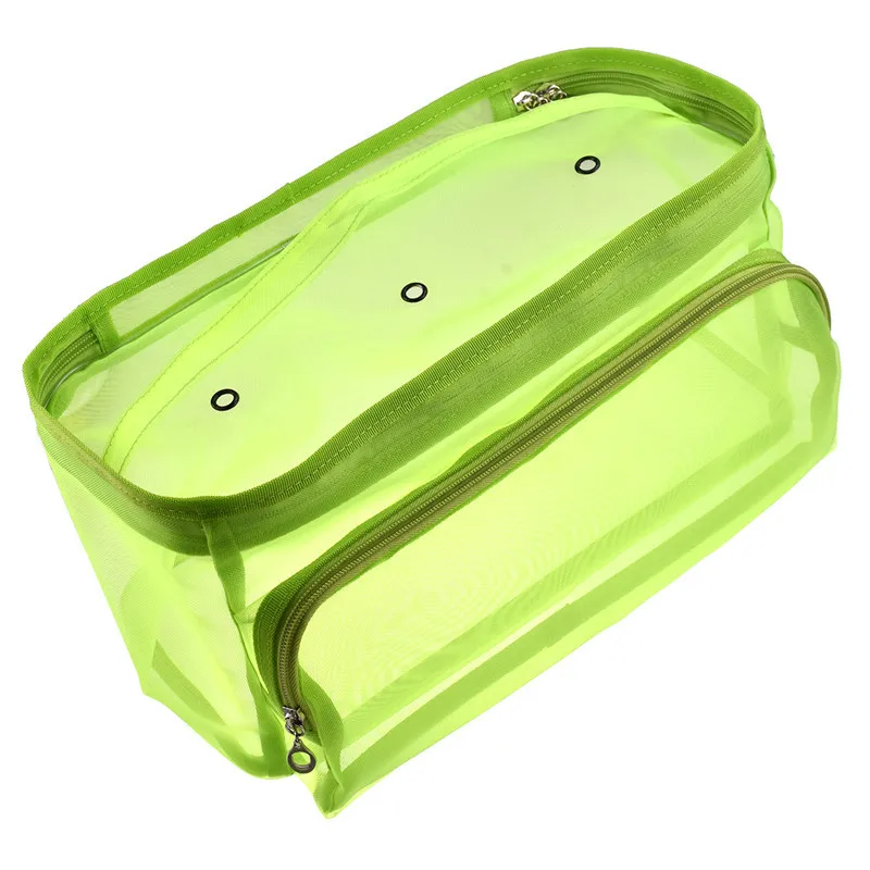 Light Green Сплетенные сумки Органайзер пряжа сетчатый мешок для хранения сумка для хранения для вязания крючком спицы Швейные аксессуары - Цвет: Light Green
