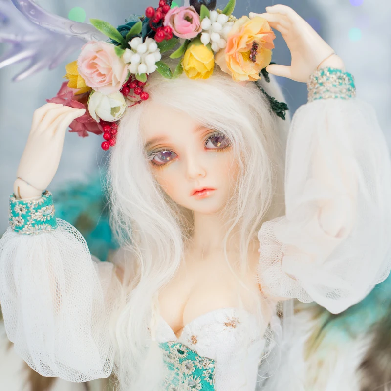 Стиль 1/4 Bjd кукла Красивая Rendia смола с макияжем для малышей для девочек подарок на день рождения