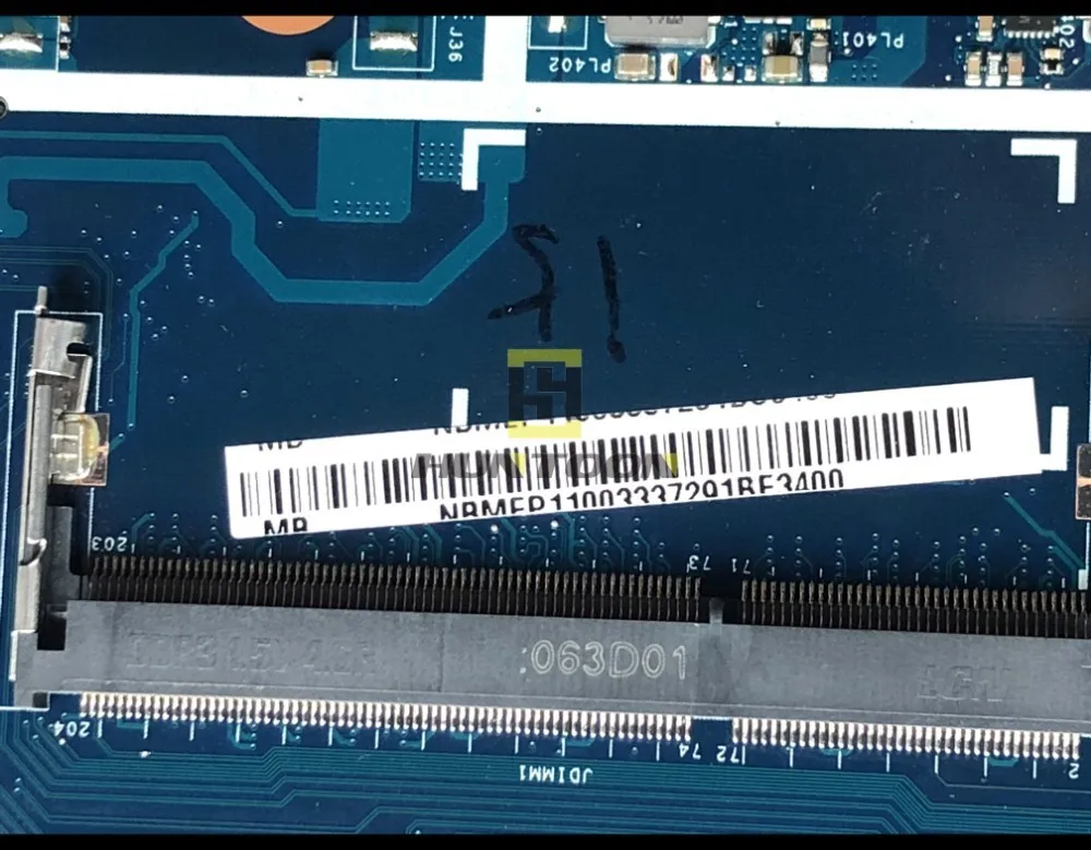 Высококачественная материнская плата Z5WE1 для ноутбука ACER Aspire LA-9535P E1-570 NBMEP11003 SR0XL